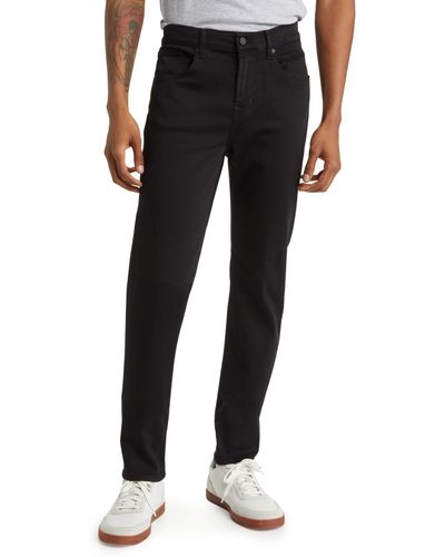 7 For All Mankind Slimmy Tapered Leg Jeans - Black