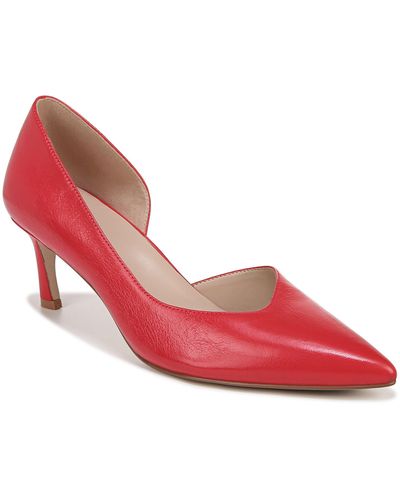 27 EDIT Naturalizer Faith Half D'orsay Pointed Toe Pump - Red