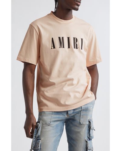 Amiri Core Logo Cotton Graphic T-shirt - Pink