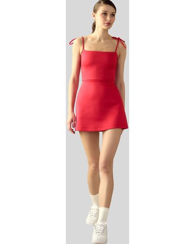Cynthia Rowley Bonded Basics Dress - Red