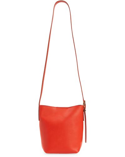 Madewell The Essential Mini Bucket Tote - Red