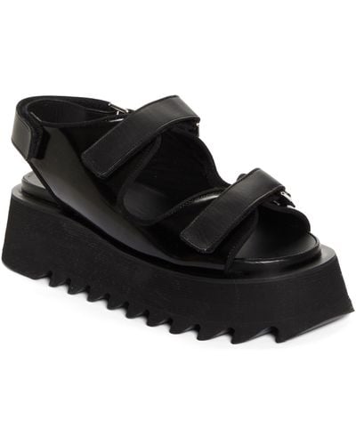Junya Watanabe Platform Sandal - Black
