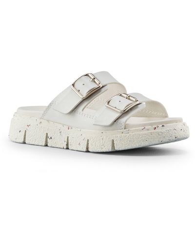 Cougar Shoes Piera Water Repellent Slide Sandal - White