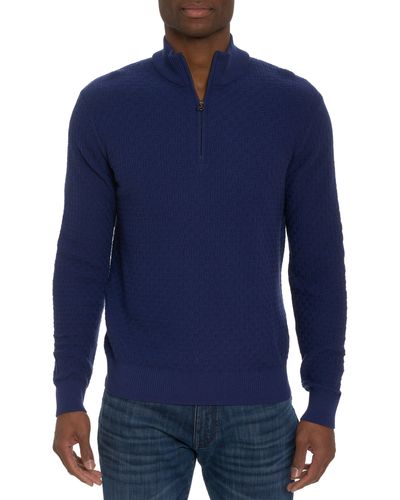 Robert Graham Reisman Jacquard Sweater - Blue