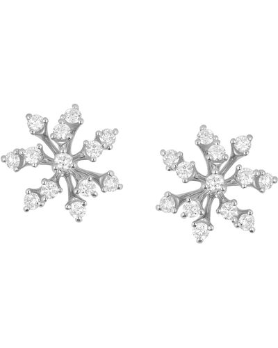 Hueb Luminus Diamond Stud Earrings - Metallic