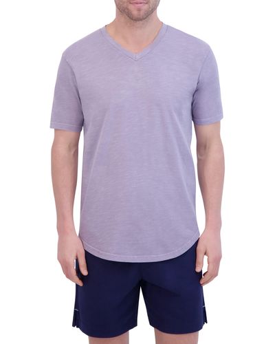 Goodlife Sunfaded Slub Cotton T-shirt - Purple