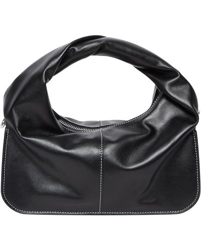 Yuzefi Wonton Leather Bag - Black