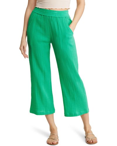 Rip Curl Premium Surf Cotton Beach Pants - Green