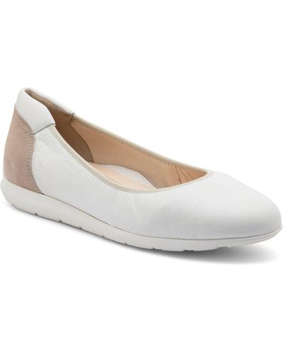 Ara Sh Ballet Flat - White