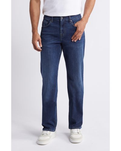 7 For All Mankind Austyn Relaxed Straight Leg Jeans - Blue