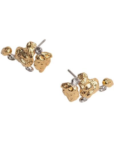 Alexis Bittar Lucite Molten Clip-On Gold-Plated Brass Earrings | Neiman  Marcus