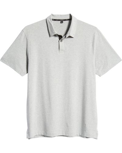 PUBLIC REC Go-to Athletic Fit Performance Polo - Gray
