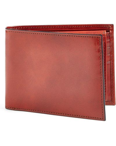 Bosca Id Passcase Wallet - Red