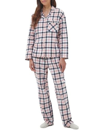 Barbour Ellery Tartan Cotton Pajamas - Multicolor