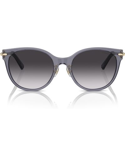 Tiffany & Co. 54mm Gradient Cat Eye Sunglasses - Gray