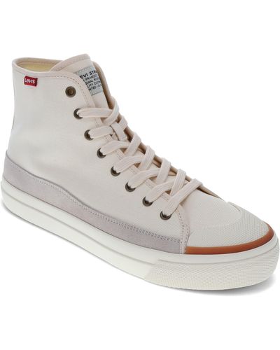 Levi's Square High Top Sneaker - White