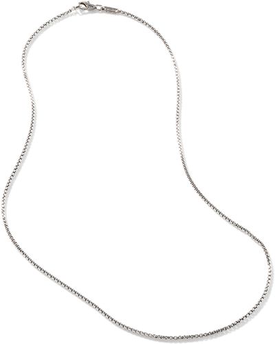 John Hardy Classic Chain Necklace - White