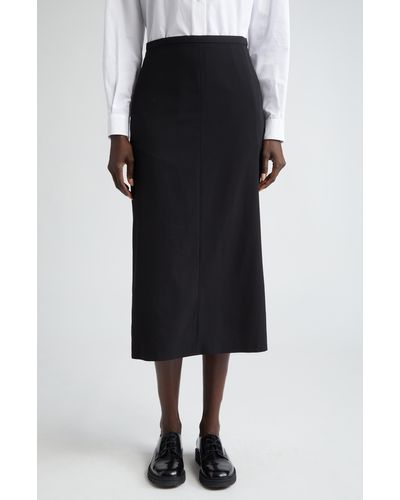 The Row Matias Column Skirt - Black