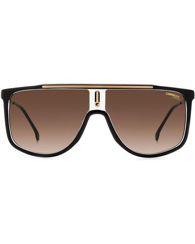 Carrera 61mm Gradient Flat Top Sunglasses - Brown