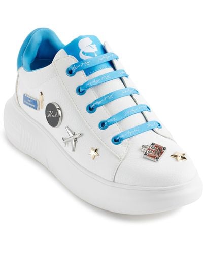 Karl Lagerfeld Justina Platform Sneaker - Blue