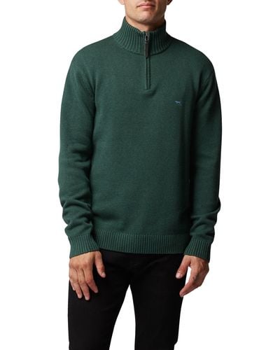 Rodd & Gunn Merrick Bay Quarter Zip Sweater - Green
