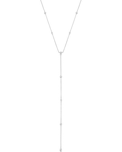 Sara Weinstock Sare Weinstock Purity Diamond Station Y-necklace - White