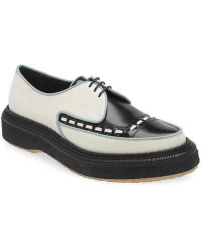 Adieu Creeper Sole Derby - White