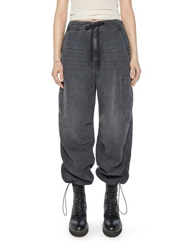 Mother The Munchie Ankle Cargo Pants - Gray