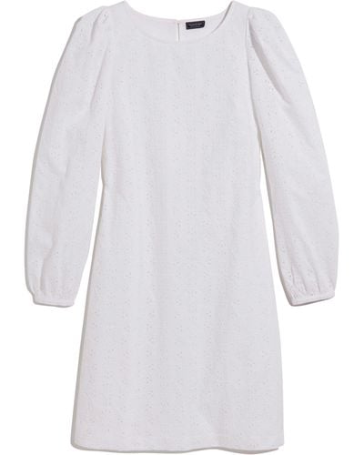 Vineyard Vines Eyelet Embroidered Shift Dress - White