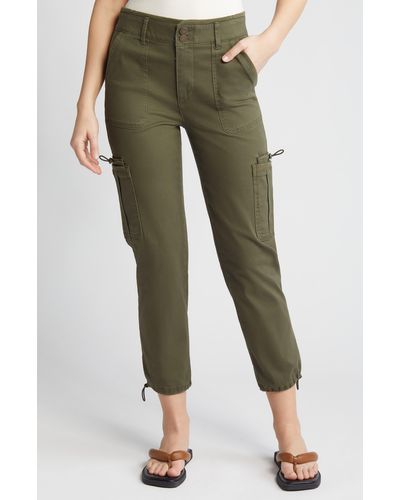 Wit & Wisdom 'ab'solution Stretch Cotton Cargo Pants - Green