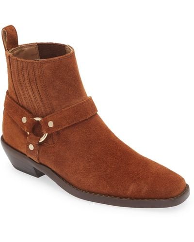 Madewell The Santiago Western Ankle Boot - Brown