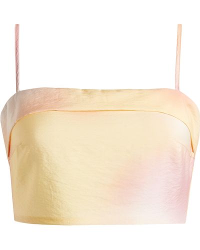 Something New Heaven Ombré Crop Top - Natural