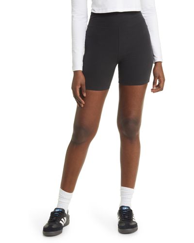BP. Peached Jersey Bike Shorts - Black