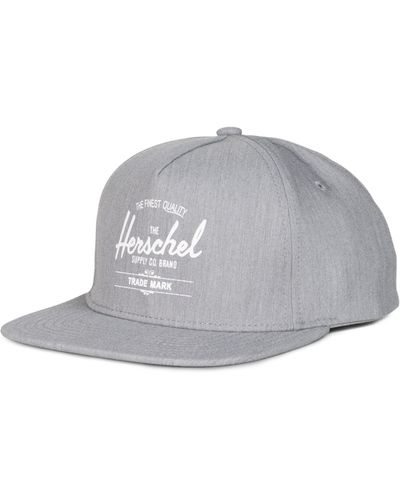 Herschel Supply Co. Whaler Snapback Baseball Cap - Gray
