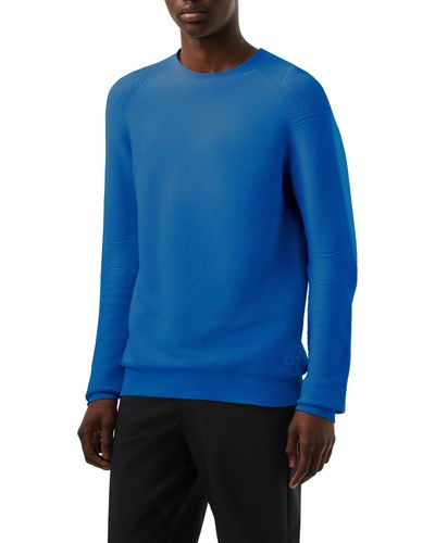 ALPHATAURI Seamless 3d Performance Knit Sweater - Blue