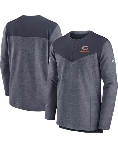 Nike Men's Chicago Bears Orange Sideline Full Zip Lockup Jacket