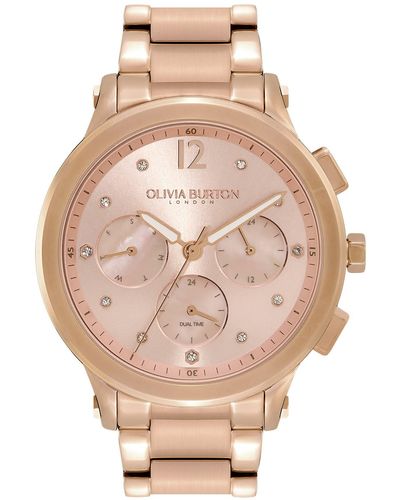 Olivia Burton Sports Luxe Bracelet Watch - Pink