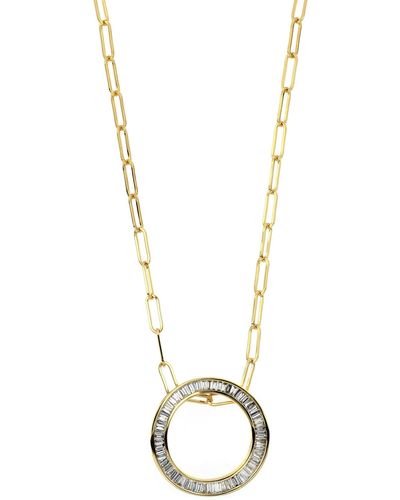Bony Levy Ofira Large Circle Of Life Pendant Necklace - Metallic