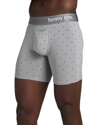 Tommy John 2-pack Cool Cotton 6-inch Boxer Briefs - Gray