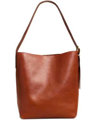 Madewell The Essential Bucket Tote - Brown