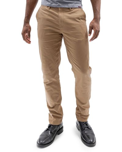 DEVIL-DOG DUNGAREES Performance Stretch Chino Pants - Natural