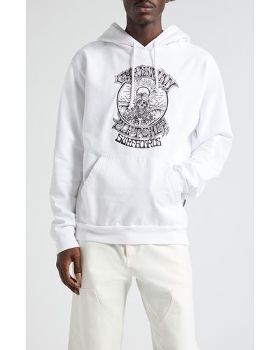 Noon Goons X Christian Fletcher Dealer Inquiry Graphic Hoodie - White