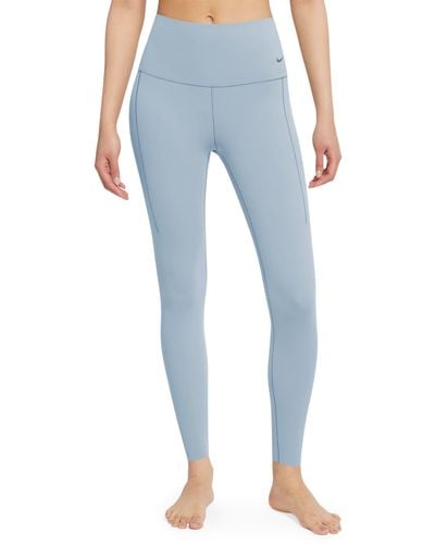 Nike Zenvy Gentle Support High Waist Pocket Ankle leggings - Blue