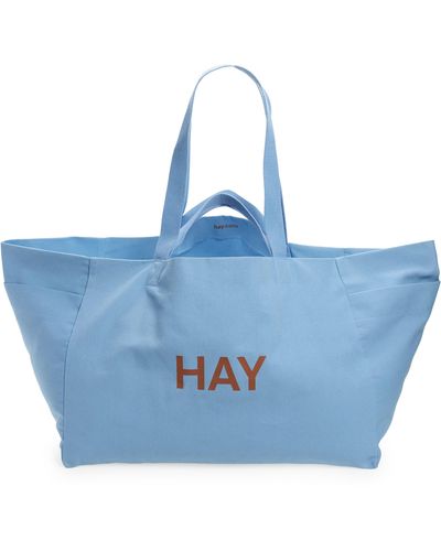 Hay Weekend Tote Bag - Blue