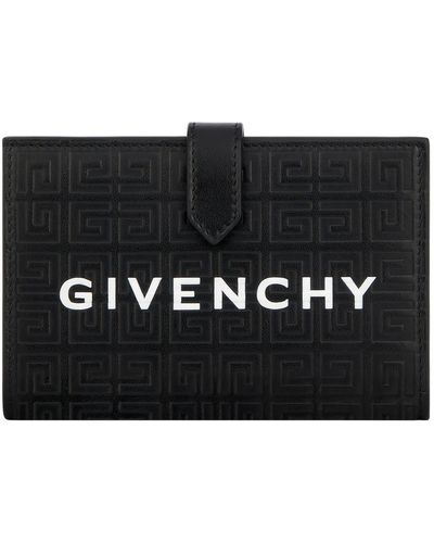 Givenchy Medium G-essentials Leather Bifold Wallet - Black