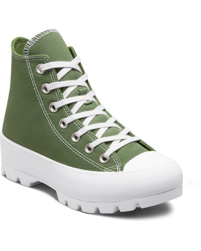 Converse Chuck Taylor® All Star® lugged High Top Sneaker - Green