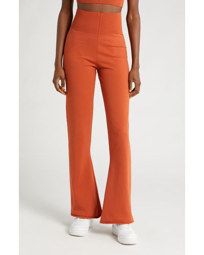 Nike Chill High Waist Knit Flare leggings - Orange