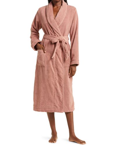 Nordstrom Hydro Cotton Terry Robe - Red