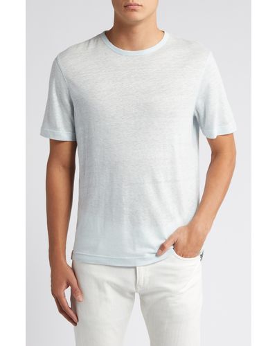 Ted Baker Flinlo Linen T-shirt - White