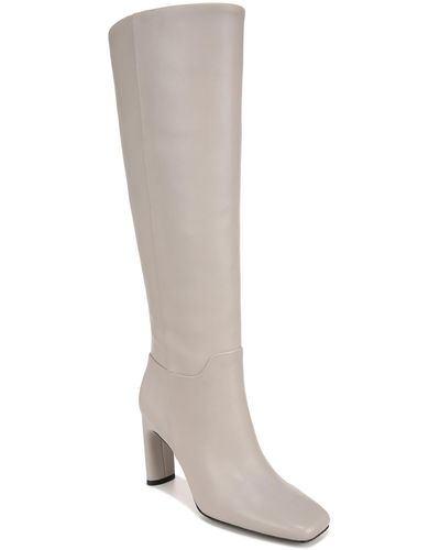 Sarto Sarto By Flexa-high Wide Calf Knee High Dress Boots - White